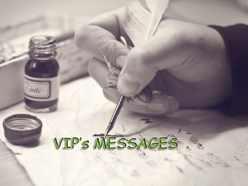 VIP’s MESSAGES